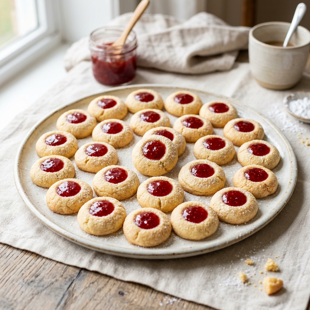 Butter Jam Cookies